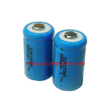 厂家大量直销 ICR15226 3.7v 300mAh 圆柱锂离子电池