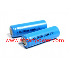 工厂直销 ICR17500 3.7v 1100mAh 圆柱锂电池厂家