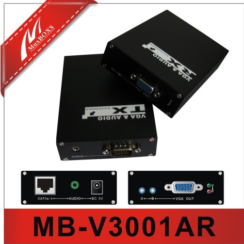 VGA延长器/放大器/延伸器/音视频延长器 300米 MB-V3001AR