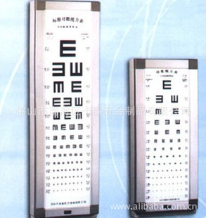 儿童视力表，视力表灯箱，测视力的画面，医学视力表
