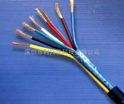 黑色挤压护套线RVV8*0.75电缆线8芯RVV电源线0.75平方信号线软线