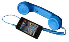 复古电话听筒 苹果手机听筒 手机大话筒