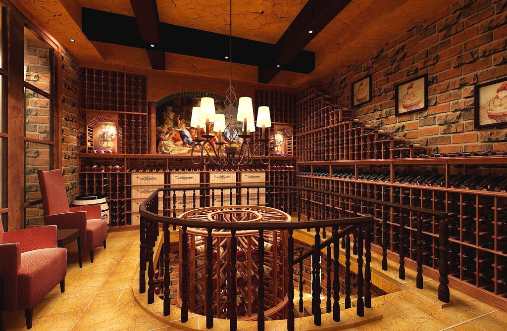 美晶豪华葡萄酒酒窖、酒窖设计、酒窖空调、不锈钢酒架