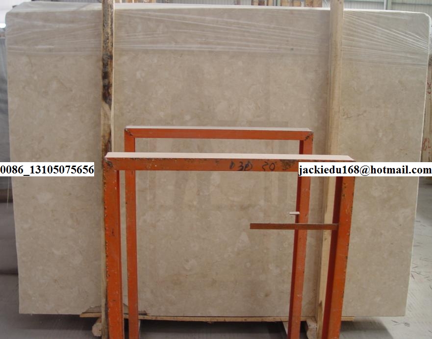 Burdur Beige Marble Slab For Sale