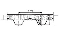 Cntinental ContiTech马牌AT20开口PU同步带