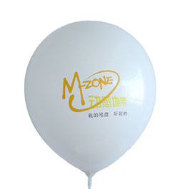四川成都定做广告气球印字拱门印字空飘氢气球印字