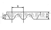 Cntinental ContiTech马牌STPD/STS-S8M开口PU同步带