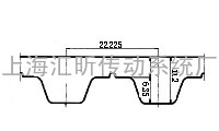 Cntinental ContiTech马牌XH开口PU同步带