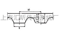 Cntinental ContiTech马牌AT10开口PU同步带