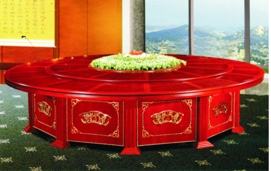 杭州酒店电动桌定做 大理石电动餐桌  杭州家具厂