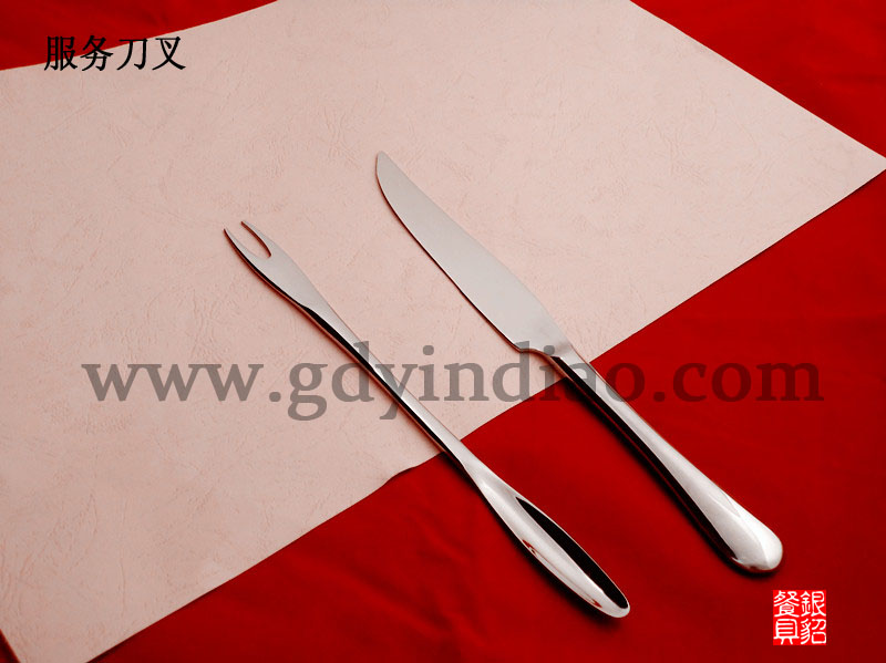  塞纳河法国西厅餐用刀叉银貂餐具厂批发 不锈钢刀叉勺餐具