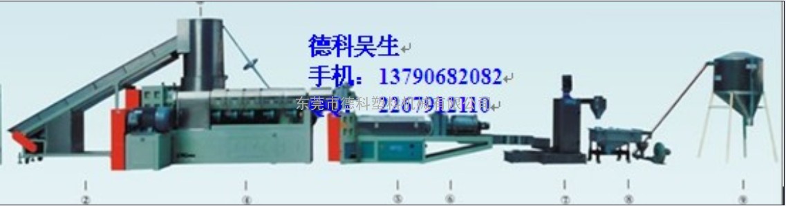 供应塑料再生造粒机 废塑料挤出造粒机 PE造粒机价格