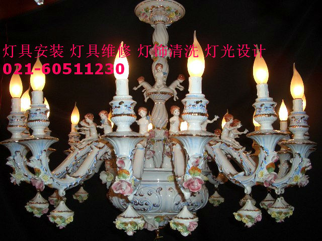 上海日光灯安装-水晶灯-灯具安装维修公司，安装技术一流