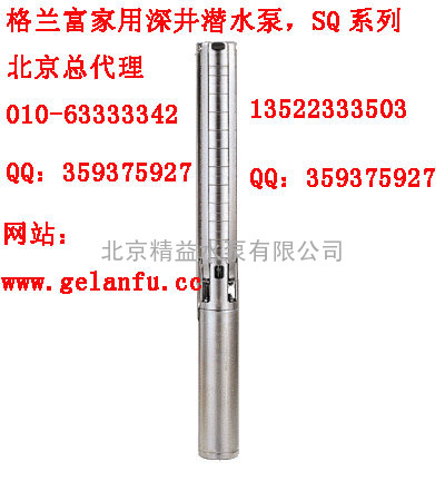 格兰富水泵天津代理SQ 1-95泵Polyamide Stainless steel