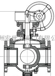 Q348F三通球阀