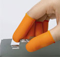 橙色防滑手指套橙色防静电防滑指套橙色防滑指套