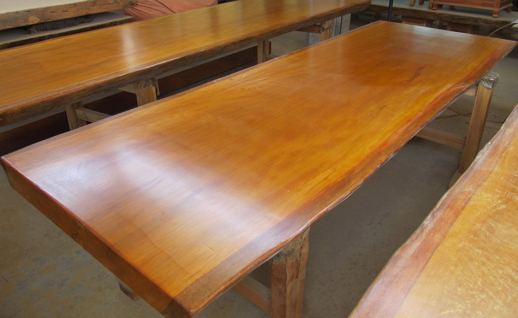 厂家直销 非洲黄花梨大板 实木原木大板桌