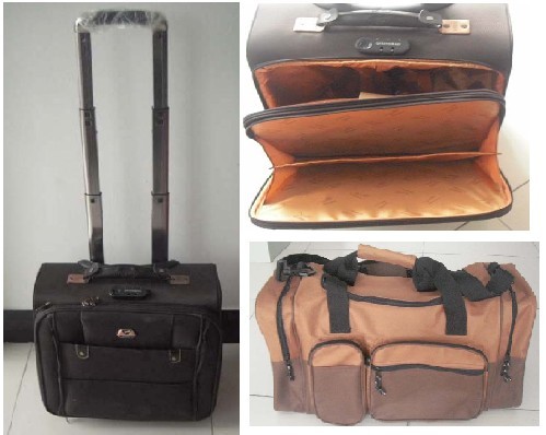 上海厂定做生产仿皮拉杆箱包，手提行李包，背包等