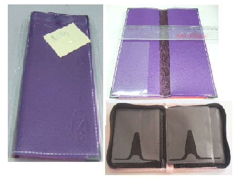 上海厂定做生产仿皮名片册，卡册，牛津布CD包