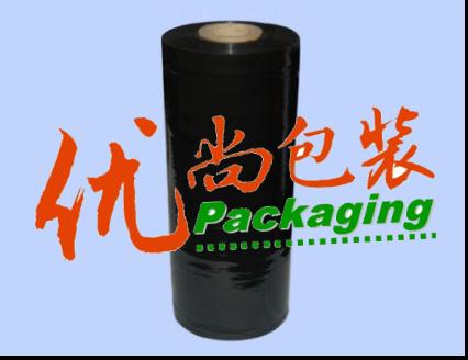上海包装材料厂家供应黑色缠绕膜上海批发伸缠绕膜