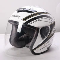 Bullit半盔X2白色台风