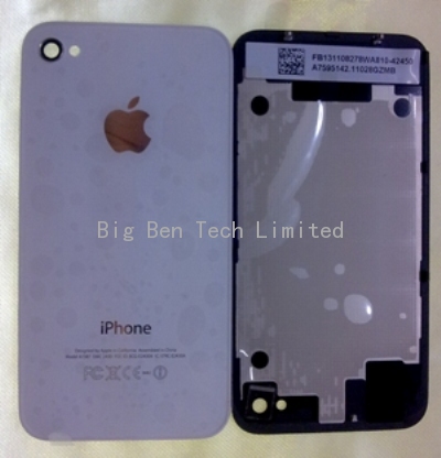 For iphone 4S Complete back cover housing assembly