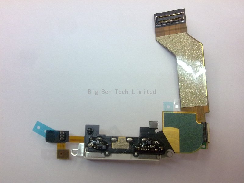 For iphone 4S USB charging port with flex cable re