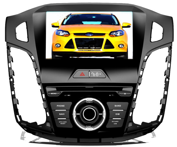 销售2012款福特新福克斯专用车载DVD导航一体机，厂家直销一台起批