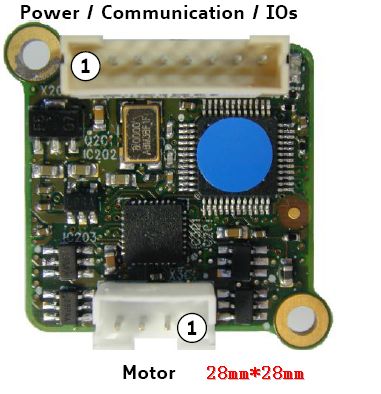 TMCM1021小体积智能高速防丢步485通讯步进控制驱动器【RS485通讯】（防堵转步进）