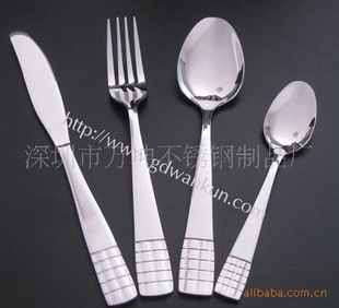 不锈钢刀叉勺|4件套西餐具|餐刀
