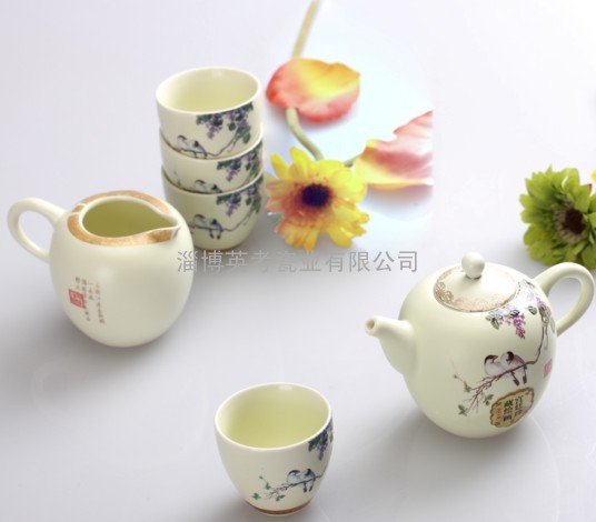 精致骨瓷陶瓷茶具 骨瓷商务礼品茶具 陶瓷工艺茶具