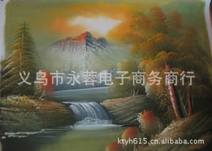 手绘油画 客厅装饰画 走廊壁画 餐厅无框画 挂画 厂家直销