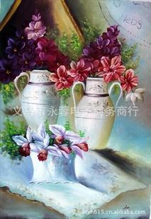 批发电脑微喷油画风景人物欧美油画1