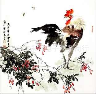 小额混批 三联花卉套画 客厅装饰画 无框画 酒店装饰画 大吉图