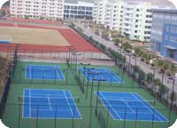 广州搏奥国际标准丙烯酸网球场
