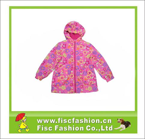 Children Pink Rain Gear