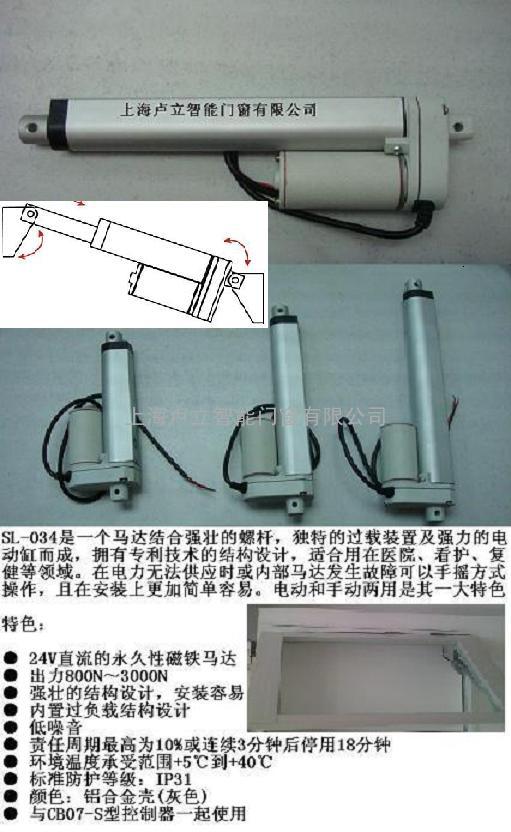 排烟开窗机自动排烟窗上海卢立排烟窗开窗电机