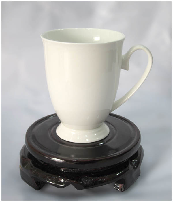 景德镇陶瓷茶杯定做 水杯 开业纪念骨质瓷茶杯报价