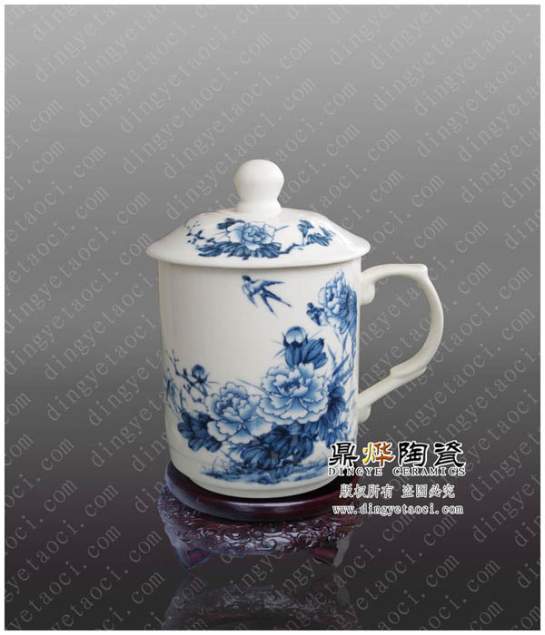 景德镇定做陶瓷茶杯 瓷器杯子 会议纪念礼品 骨瓷价格