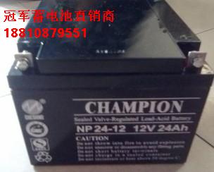 冠军蓄电池NP24-12(12V24Ah)CHAMPION