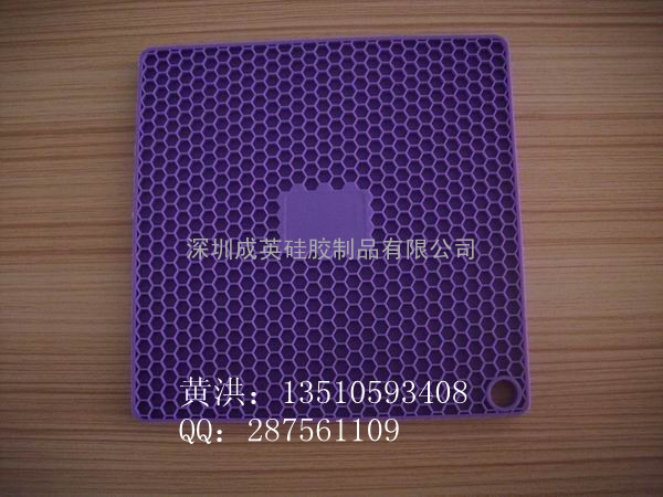 北京方形环保硅胶隔热垫