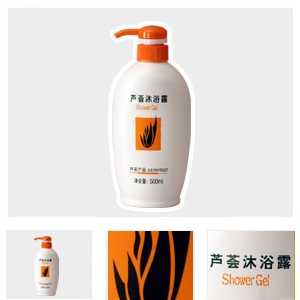 正品完美芦荟精华舒洁沐浴露500ML[最新升级版]