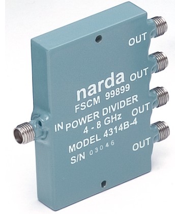 Narda,4314B-4,4-Way,4-8GHz,SMA DIVIDER功分器