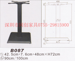 深圳同创家具铸铁餐桌脚报价 优质餐台脚批发