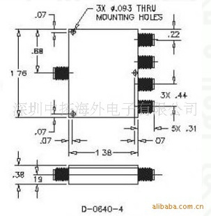 供应RLC D-0640-2功分器 6-40GHz(图)