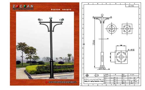 监控杆/高杆灯/道路灯-北京中创安照明13488855731