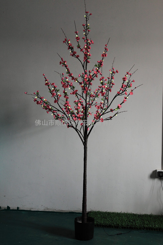 LED家庭桃花装饰树