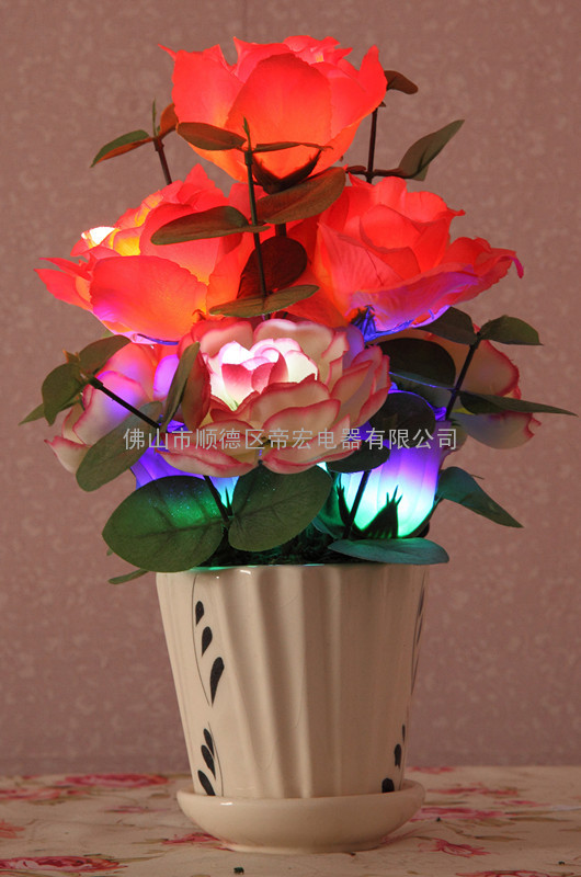LED塑料花