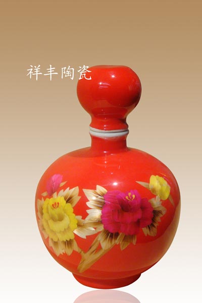 景德镇陶瓷酒瓶，500ml陶瓷酒瓶，陶瓷酒瓶厂家直销