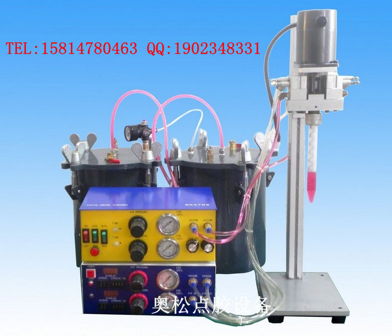 AS-3000AB-D 动态型双液点胶机，深圳LED灌胶机，线圈点胶机，商标标牌点胶机